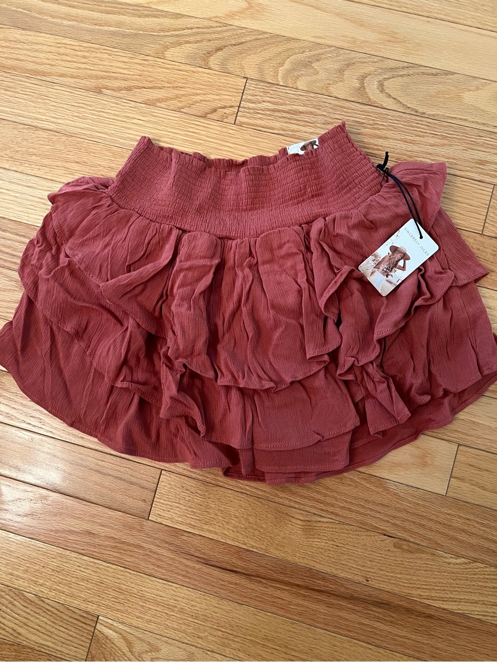 Sincerely Jules Ruffle Skort Women’s Medium NWT